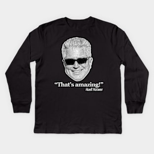 The AMAZING Huell Howser Kids Long Sleeve T-Shirt